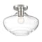 Designers Fountain Emma 12in 1-Light Polished Nickel Semi Flush Mount D249M-SF-PN - alternate 1